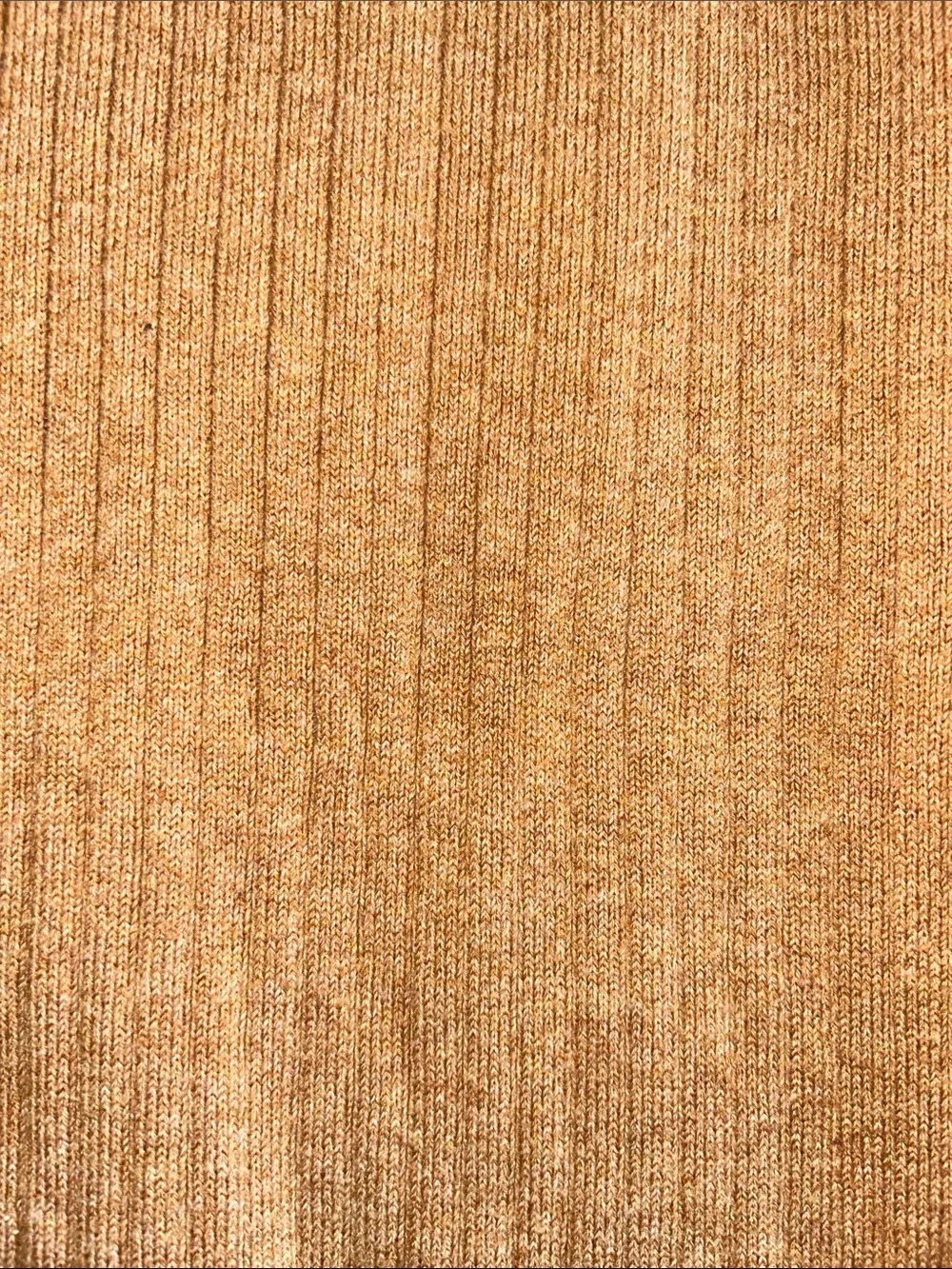 Free People Skyline Ribbed Midi Skirt in Camel Brown Tan Small Front Slit
